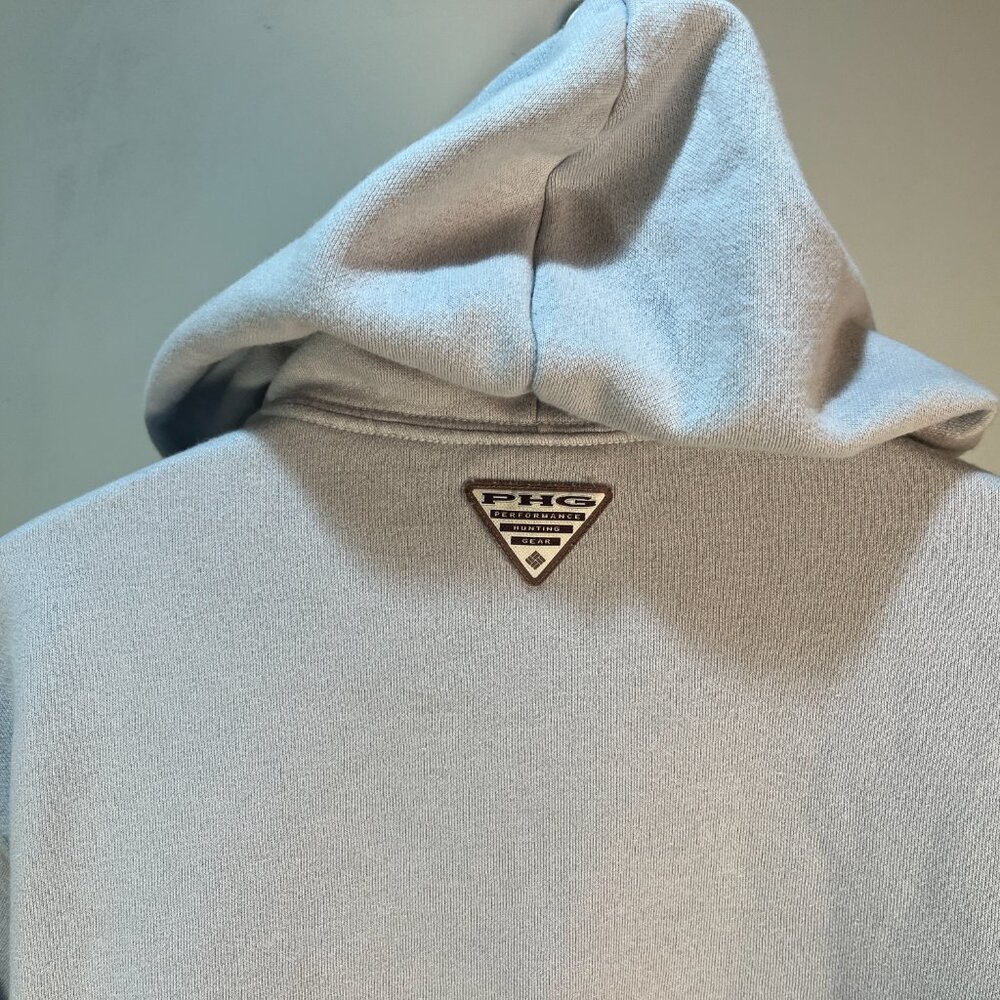 🔥 Columbia PHG Men’s Gray Hoodie L Hunting Sweatshirt Outdoor Camo 🦌 - Picture 5 of 8